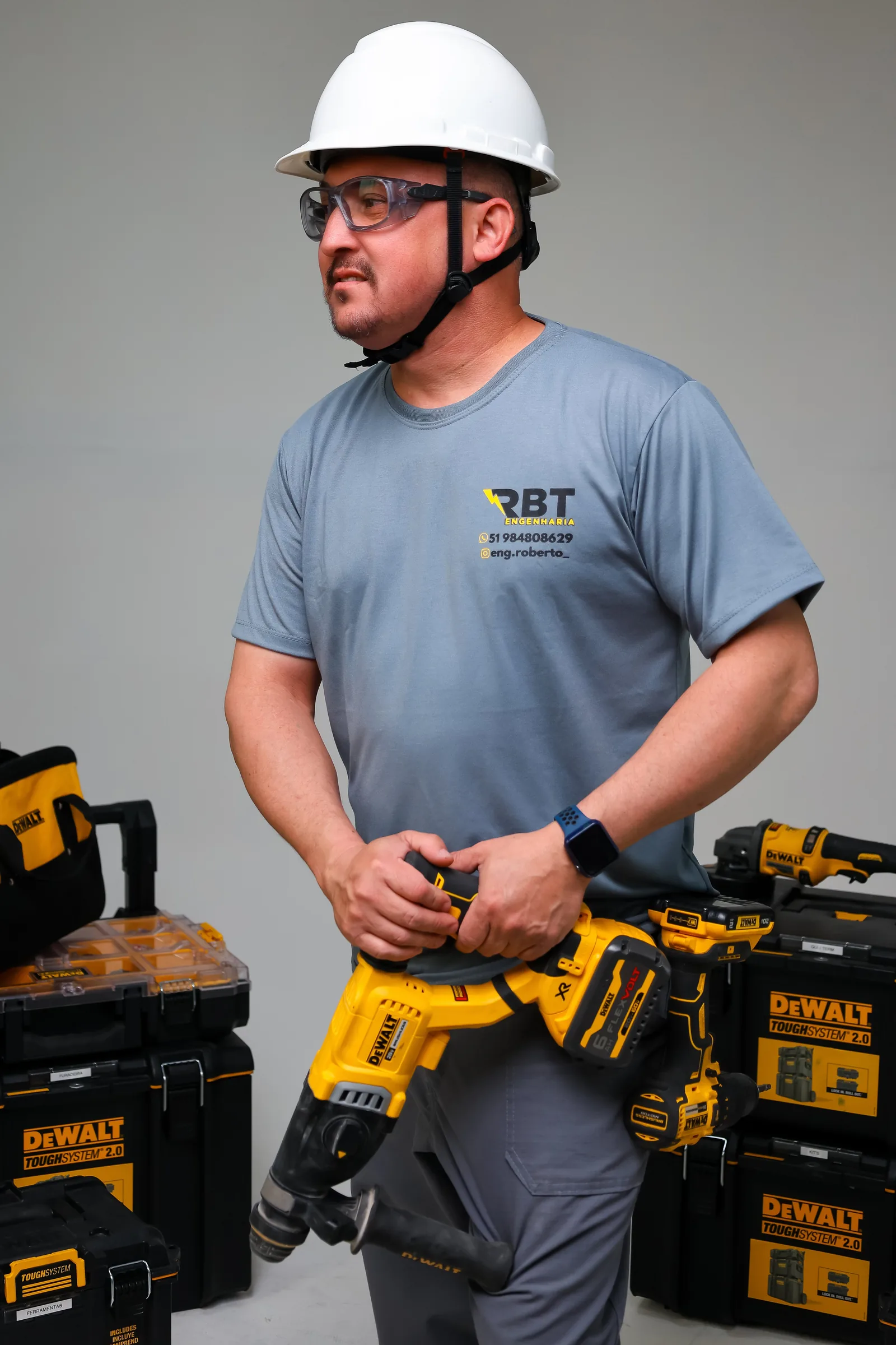 Roberto Santos, engenheiro eletricista responsável técnico da RBT Engenharia